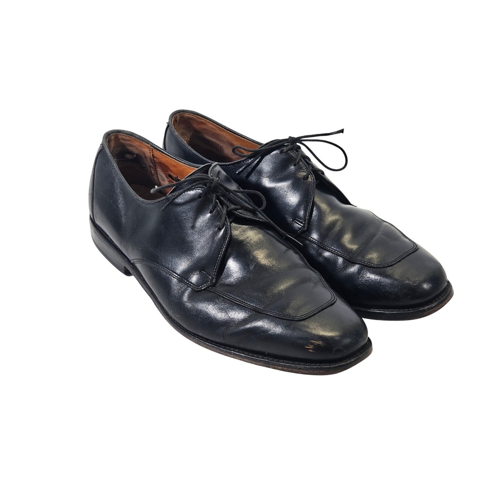 Allen Edmonds Mens Black Leather Derby Dress Shoes‎ Lace Up Professional Classic